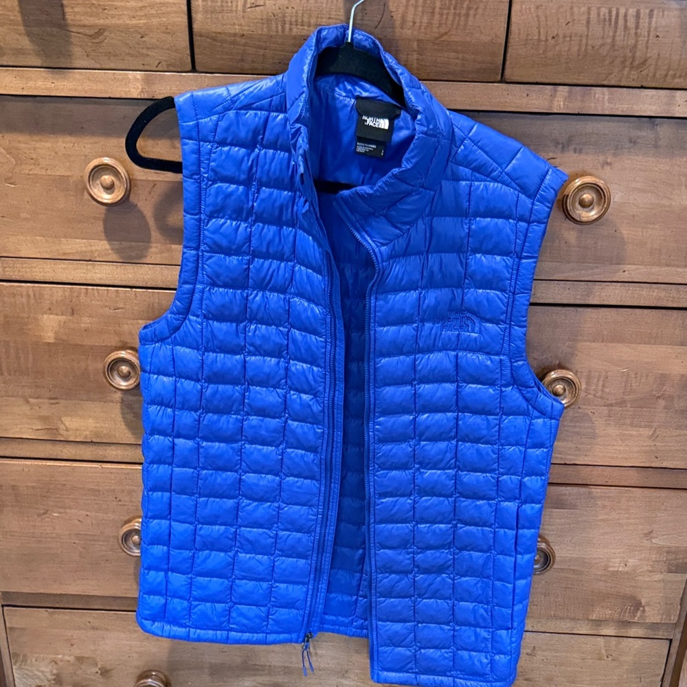 The North Face Vibrant Blue Puffer Vest
